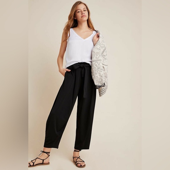 Anthropologie Pants - NWT! Anthropologie Black Frederica Cargo Harem Pants - Size XS⏰